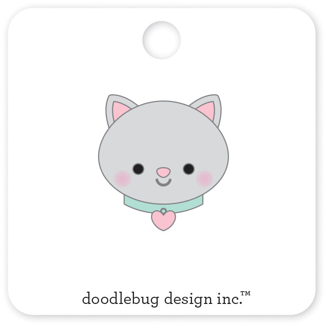 Pepper Collectible Pins- Pretty Kitty Collection -  Doodlebug Design