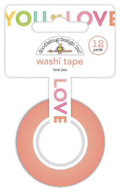 Love You Washi Tape  - Doodlebug