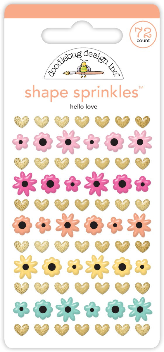 Hello Love Shape Sprinkles  - Doodlebug