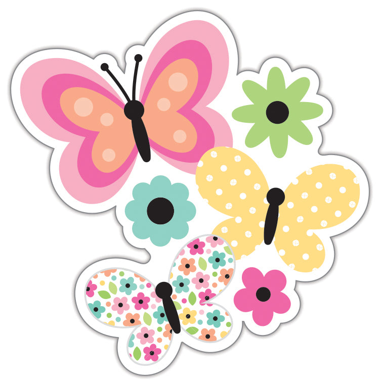 Flutterby Sticker Doodle  - Doodlebug
