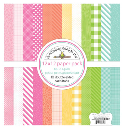 Hello Again Petite Prints Assortment Pack  - Doodlebug