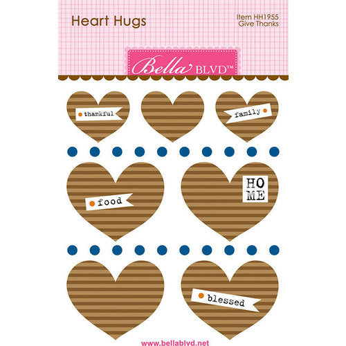 Give Thanks Heart Hugs - Cooper - Bella Blvd - Clearance