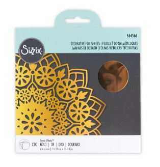 Gold Decorative Foil Sheets - Effectz - Sizzix