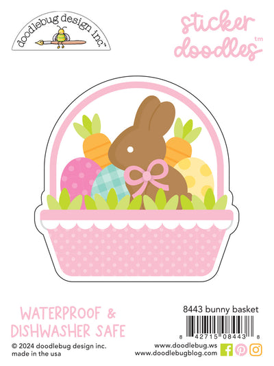 Bunny Basket Sticker Doodles - Doodlebug