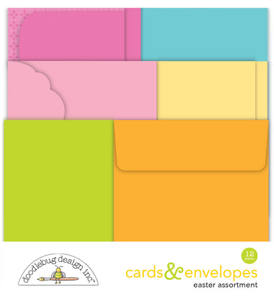 Easter Assortment Cards & Envelopes - Doodlebug