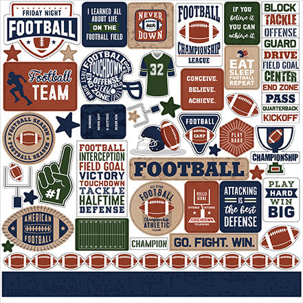 Football Element Stickers - Echo Park