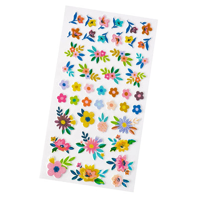 Puffy Stickers - Paige Evans - Blooming Wild Collection - American Crafts