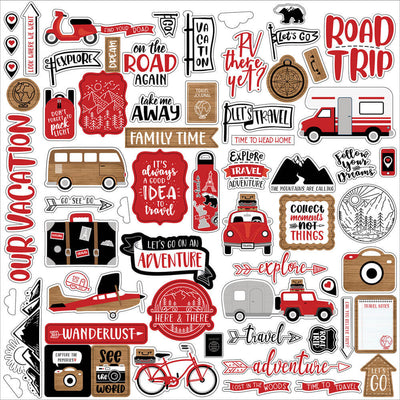Let's Go Anywhere Element Stickers - Echo Park