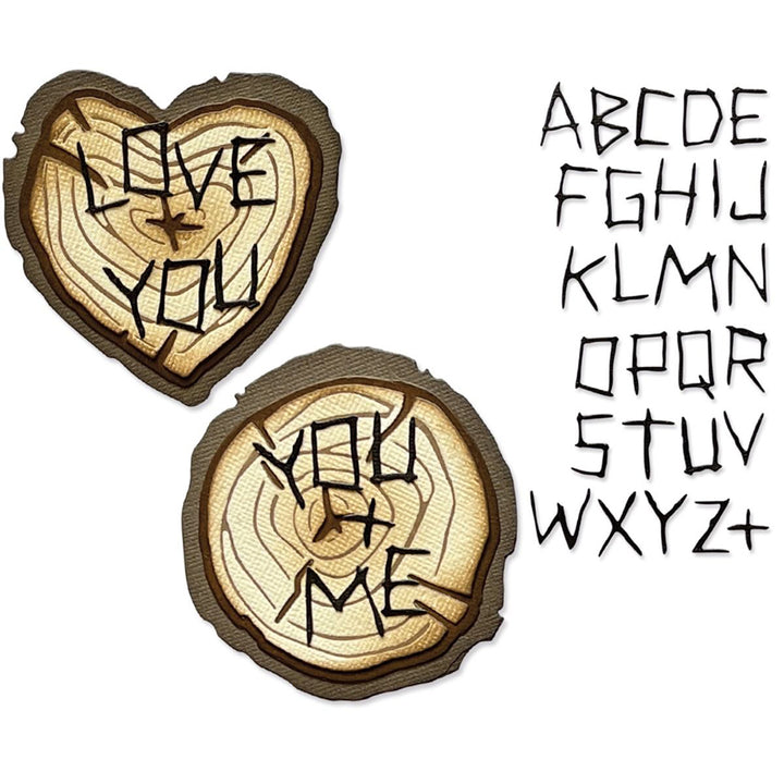 Wood Slice Thinlits Die Set - Tim Holtz - Sizzix