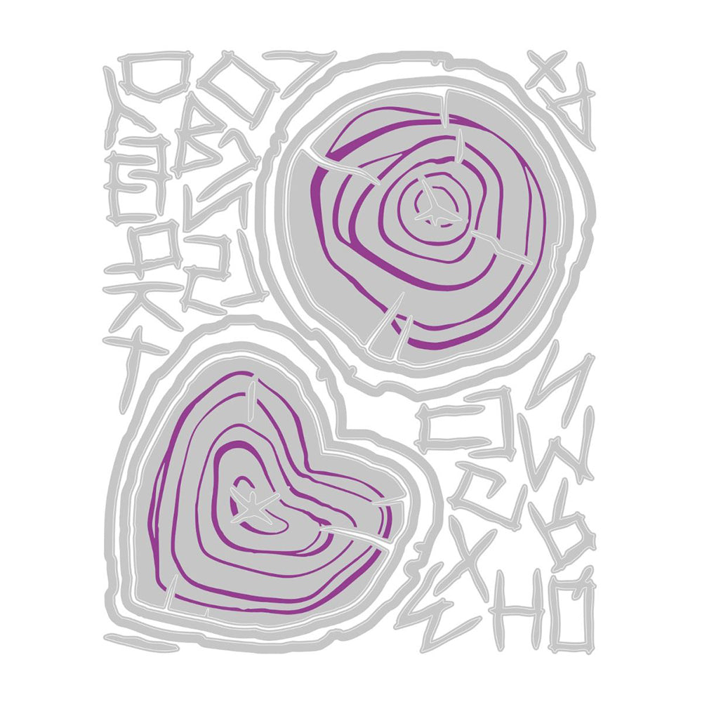Wood Slice Thinlits Die Set - Tim Holtz - Sizzix