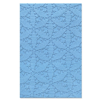 Tablecloth 3D Textured Embossing Folder - Eileen Hull - Sizzix