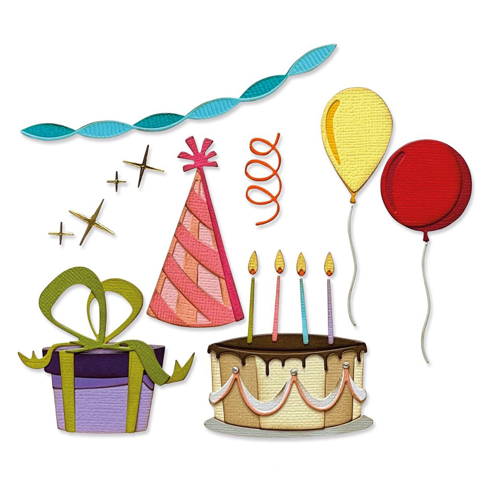 Celebrate Colorize Thinlits Die Set - Tim Holtz - Sizzix