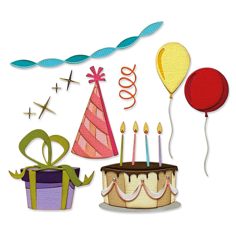 Celebrate Colorize Thinlits Die Set - Tim Holtz - Sizzix