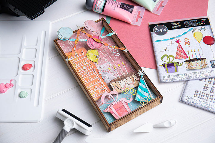 Celebrate Colorize Thinlits Die Set - Tim Holtz - Sizzix