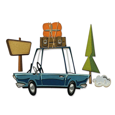 Road Trip Colorize Thinlits Die Set - Tim Holtz - Sizzix