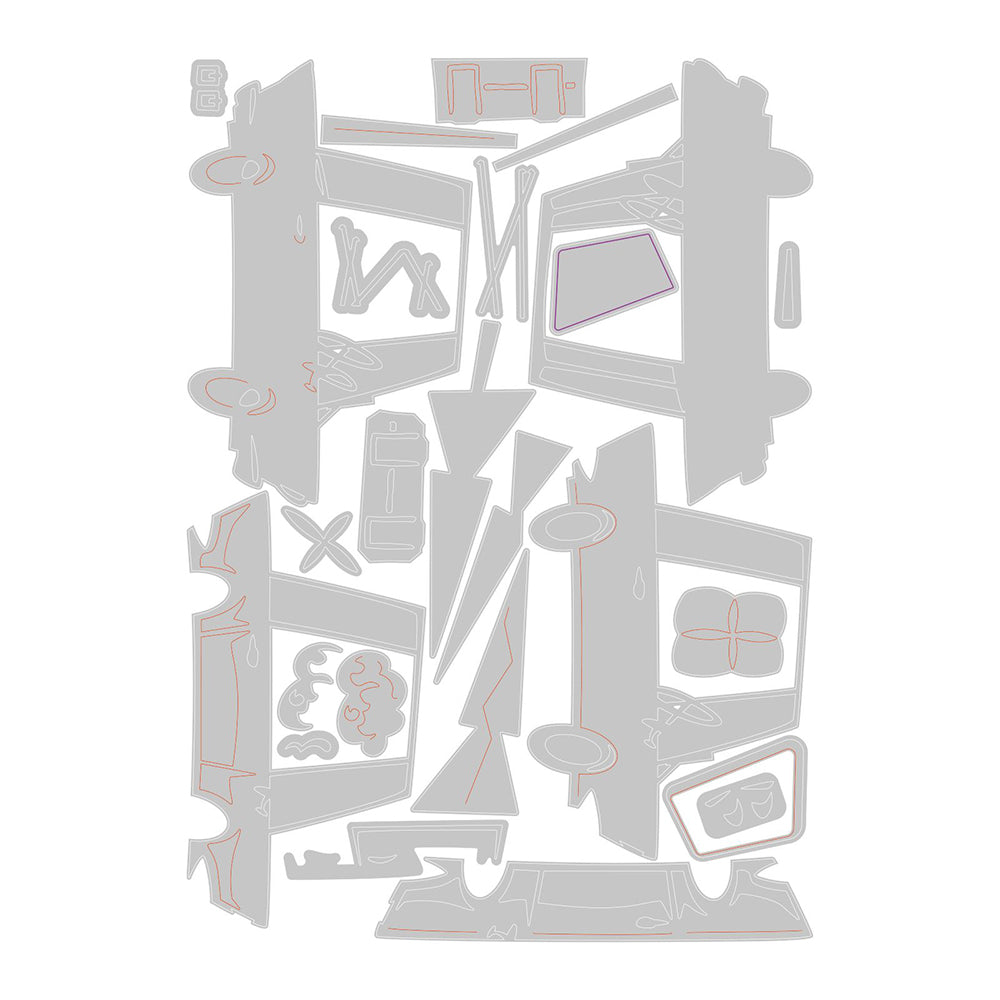 Road Trip Colorize Thinlits Die Set - Tim Holtz - Sizzix