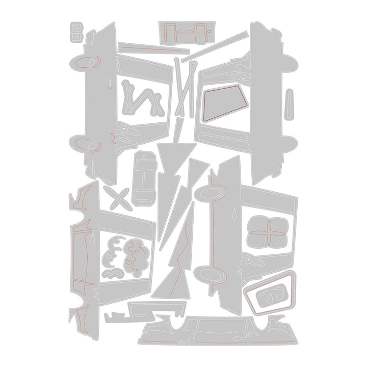 Road Trip Colorize Thinlits Die Set - Tim Holtz - Sizzix