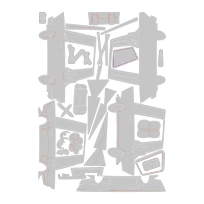 Road Trip Colorize Thinlits Die Set - Tim Holtz - Sizzix