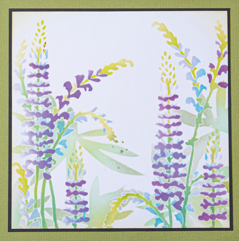 Wildflowers Layered Stencils, 6" x 6" - Olivia Rose - Sizzix