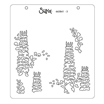 Wildflowers Layered Stencils, 6" x 6" - Olivia Rose - Sizzix