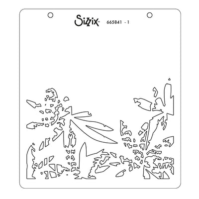 Wildflowers Layered Stencils, 6" x 6" - Olivia Rose - Sizzix
