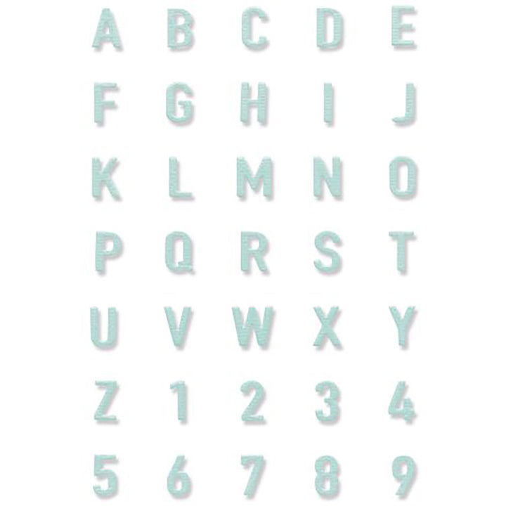 Tile Alphanumeric Thinlits Die Set - Eileen Hull - Sizzix