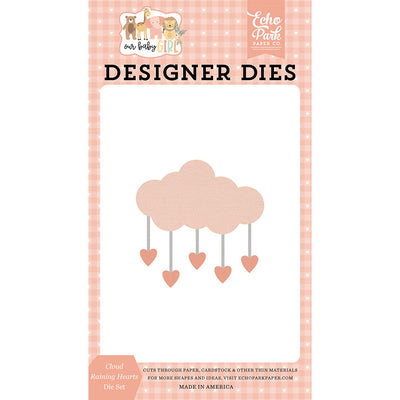 Cloud Raining Hearts Designer Dies - Our Baby Girl - Echo Park
