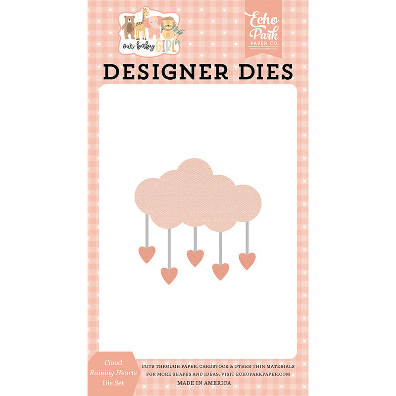 Cloud Raining Hearts Designer Dies - Our Baby Girl - Echo Park