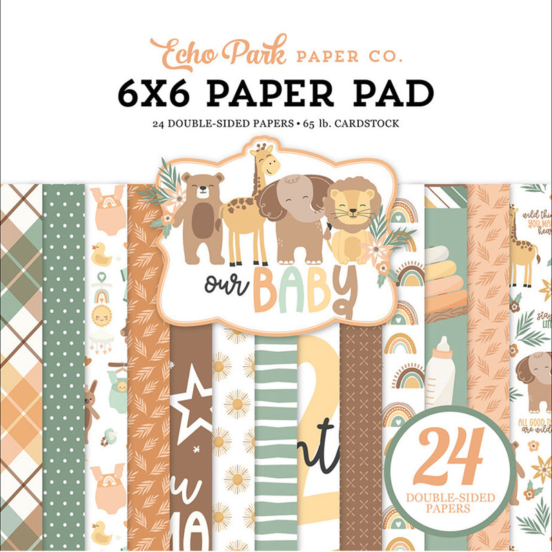 Paper Pad, 6 x 6 - Our Baby Collection - Echo Park