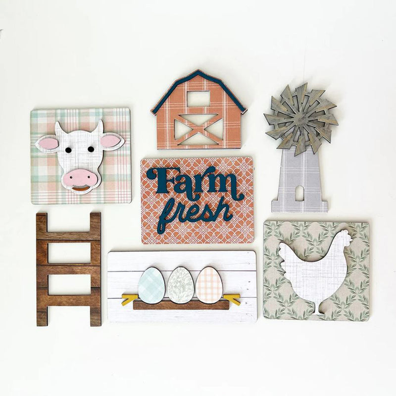 Farm Fresh Set - Tiered Tray Collection - Foundations Decor