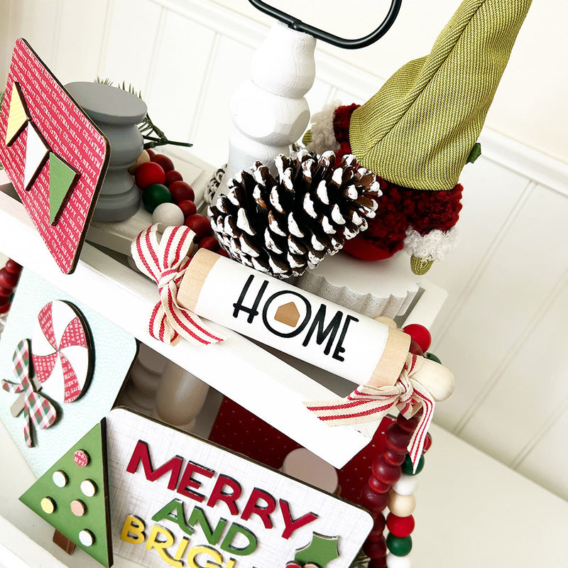 Merry and Bright Set - Tiered Tray Collection - Foundations Decor