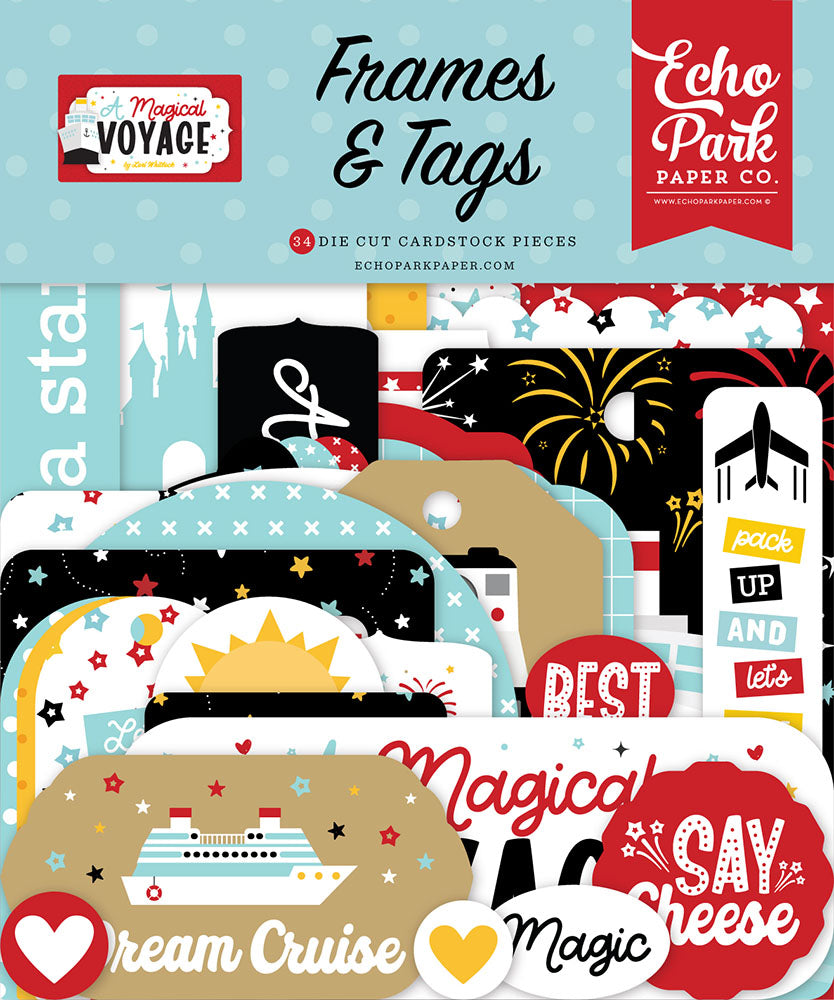 A Magical Voyage Frames & Tags - Echo Park