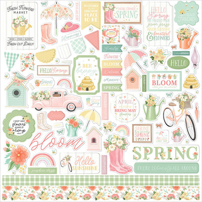 Here Comes Spring Element Sticker - Carta Bella
