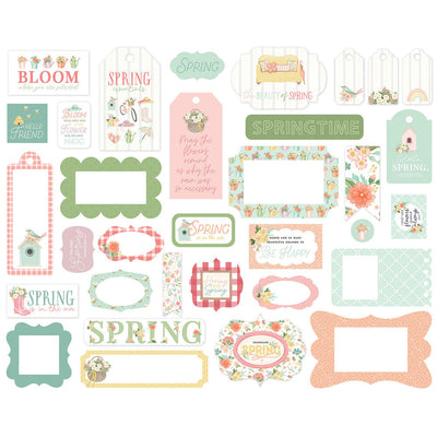 Here Comes Spring Frames & Tags - Carta Bella