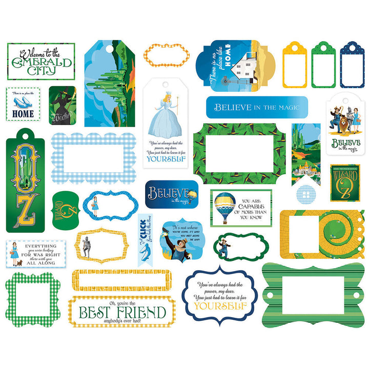 View 2 of Wizard Of Oz Frames & Tags - Carta Bella