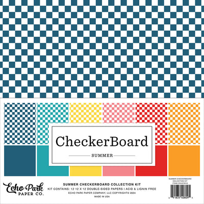 Summer Checkerboard Collection Kit - Echo Park