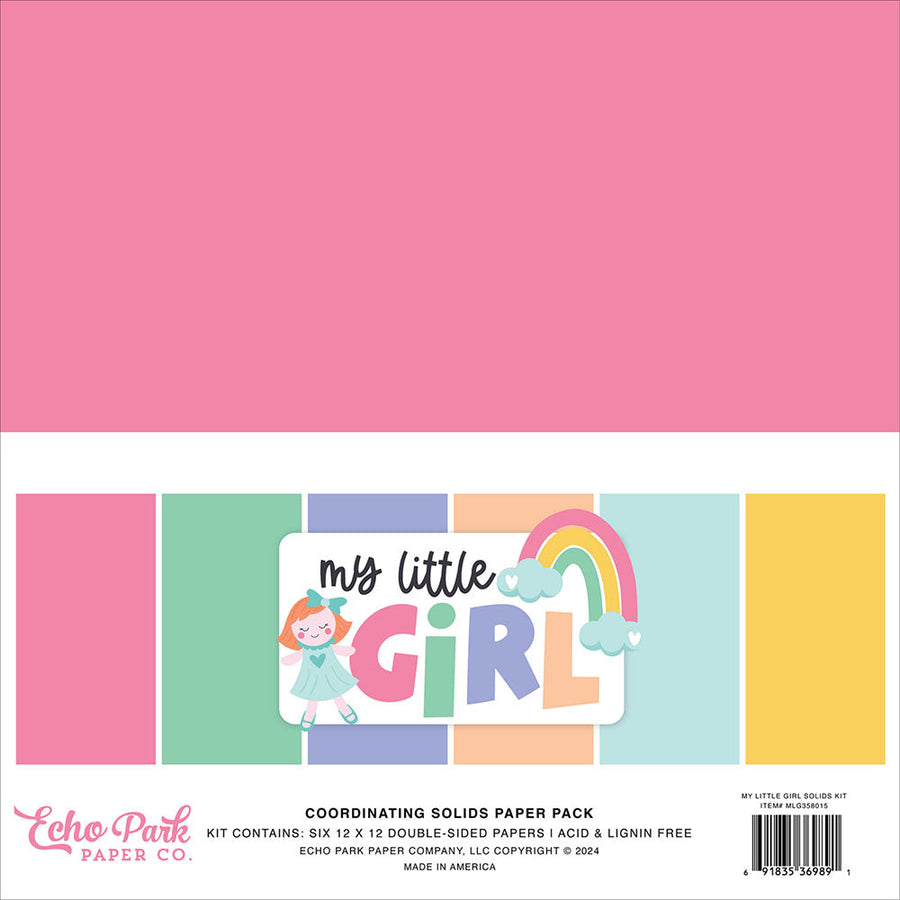 My Little Girl Solids Kit - Echo Park