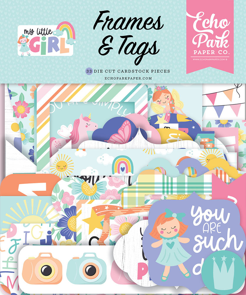 My Little Girl Frames & Tags - Echo Park
