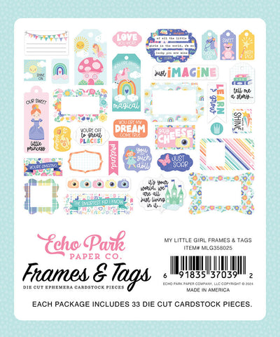 View 3 of My Little Girl Frames & Tags - Echo Park