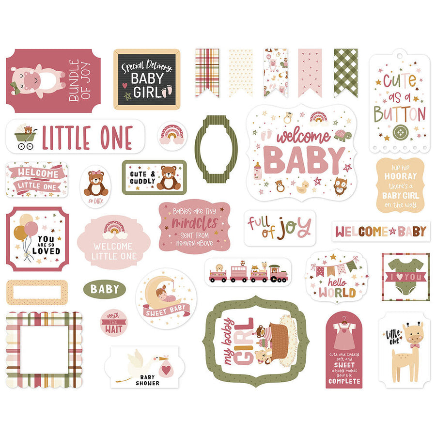 Special Delivery Baby Girl Ephemera - Echo Park