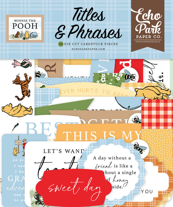 Winnie The Pooh Titles & Phrases - Echo Park