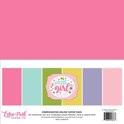 All About a Girl Solids Kit - Lori Whitlock - Echo Park