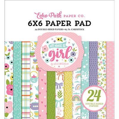 All About a Girl 6" x 6" Paper Pad - Lori Whitlock - Echo Park