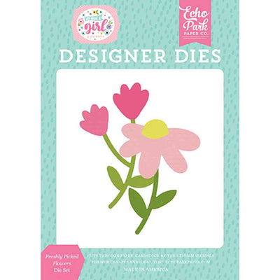 Freshly Picked Flowers Die Set - All About a Girl - Lori Whitlock - Echo Park