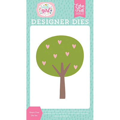 Heart Tree Die Set - All About a Girl - Lori Whitlock - Echo Park