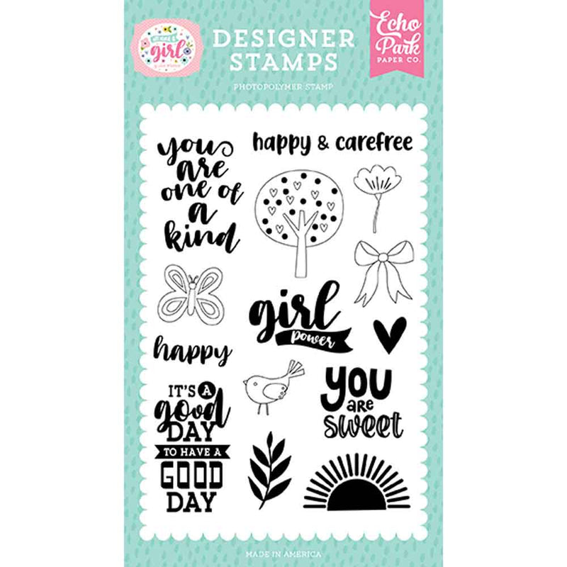 Girl Power Stamp Set - All About a Girl - Lori Whitlock - Echo Park