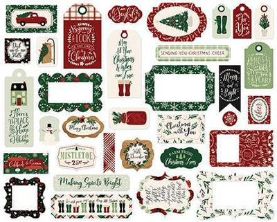 A Cozy Christmas Frames & Tags - Echo Park