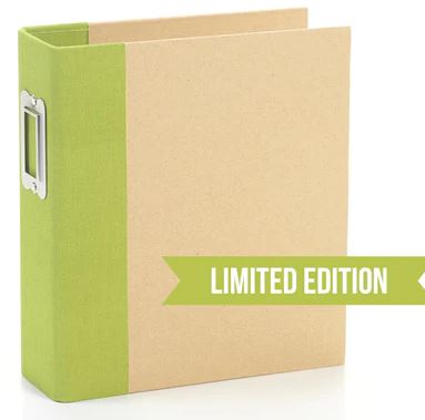 Lime Limited Edition Binder, 6" x 8" -  SN@P Studio Collection - Simple Stories 