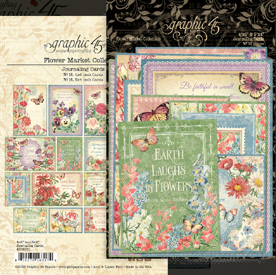 Journaling Cards - Flower Market Collection - Graphic 45