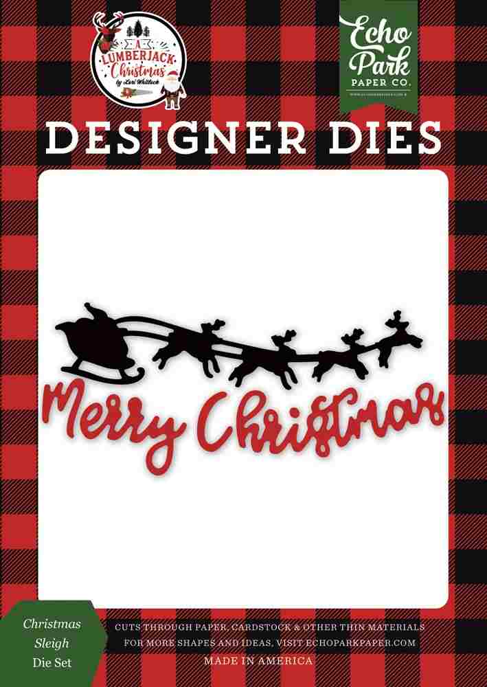 Holiday Gift Tags Dies - A Lumberjack Christmas - Echo Park - Clearance